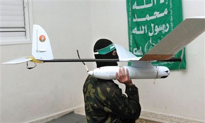 無人機：哈馬斯自制，在以領(lǐng)土上偵察時被擊落。