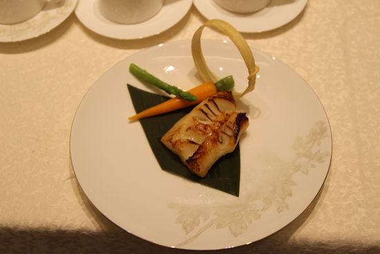 香烤銀鱈魚。 花惠生 供圖