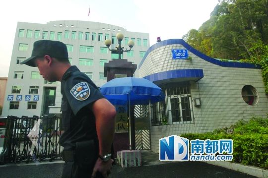 　中標的美發(fā)公司注冊地點就在羅湖公安分局巡警大隊里面。