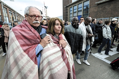 扎芬特姆國際機場，乘客被緊急疏散。圖/CFP