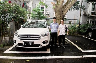 渝北警方送還追回的翼虎SUV。 渝北警方供圖