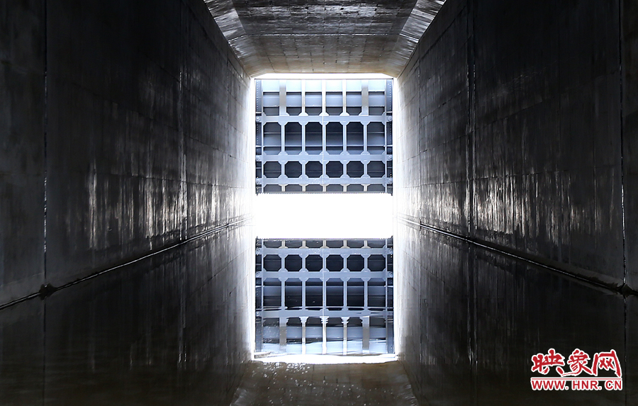 完工的南水北調(diào)水渠，靜靜的等待著首次通水