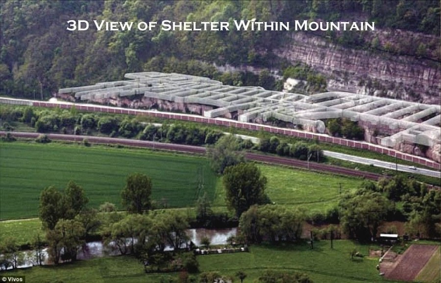 圖為堡壘外觀的3D效果圖。