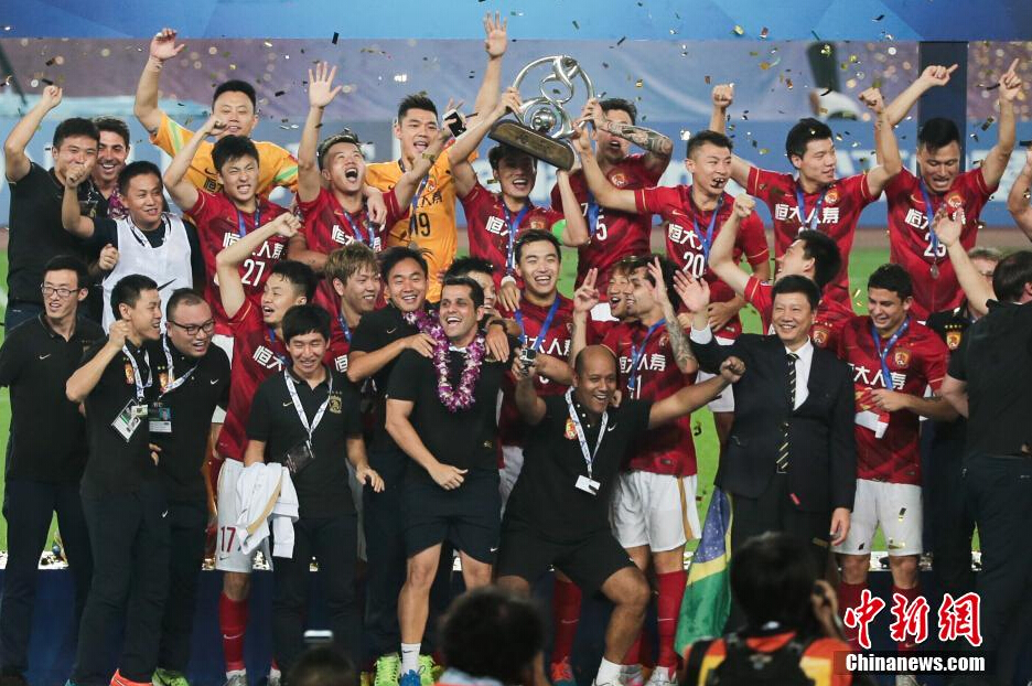 恒大隊(duì)主場1球獲勝，三年內(nèi)第二次獲得亞冠冠軍。