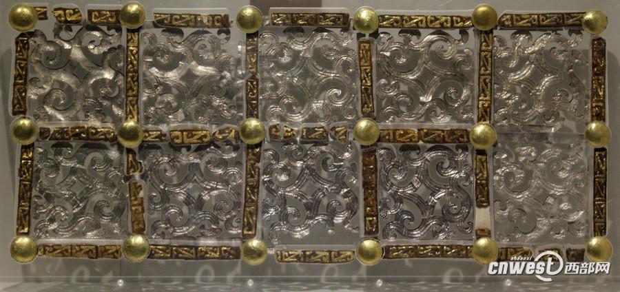 出土的車廂側(cè)板裝飾物。