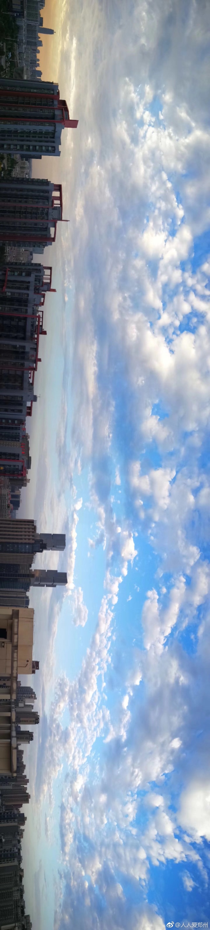 又被鄭州的藍天刷屏！隨便一拍就是手機壁紙