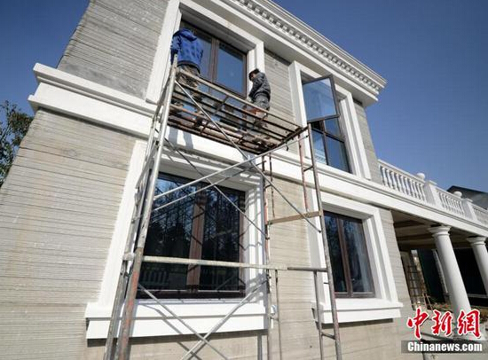 看！這些別墅都是3D打印出來的 僅耗時1天