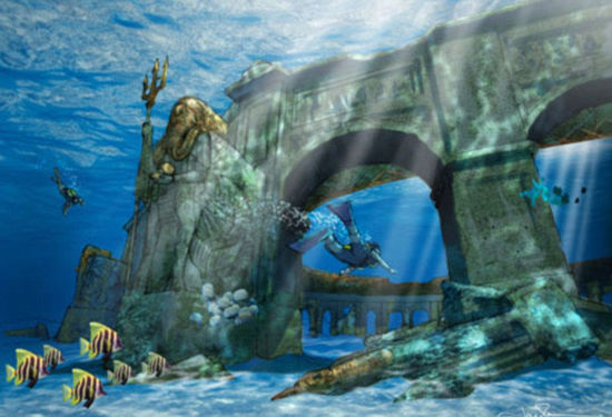 迪拜計(jì)劃建世界最大水下公園 類(lèi)似迷失古城(圖)