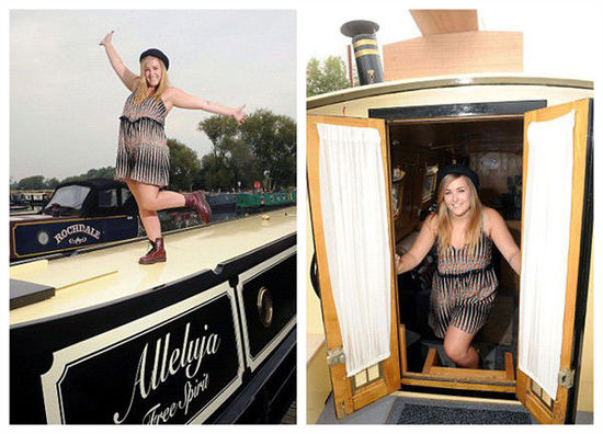 學(xué)生公寓住宿費太貴 倫敦女大學(xué)生買小船當(dāng)住所(組圖) 學(xué)生公寓住宿費太貴 倫敦女大學(xué)生買小船當(dāng)住所(組圖)