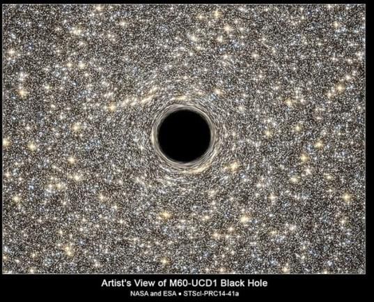 極小星系中發(fā)現(xiàn)超大黑洞質(zhì)量約為2100萬個太陽