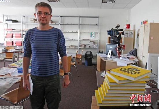 圖為昔日法國《查理周刊》雜志社總部內(nèi)景。