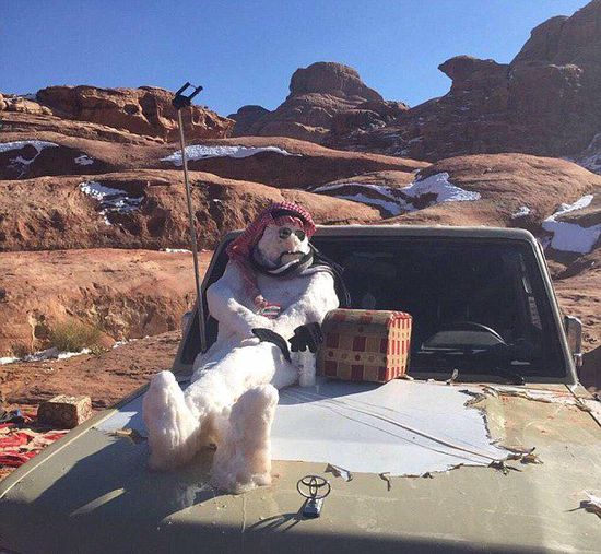 　一位宗教學者稱堆雪人褻瀆伊斯蘭教，引發(fā)眾多網(wǎng)友不滿。（網(wǎng)頁截圖）