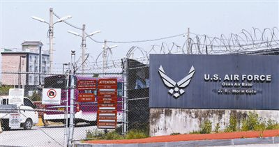 5月28日，韓國(guó)烏山市，美駐韓空軍基地