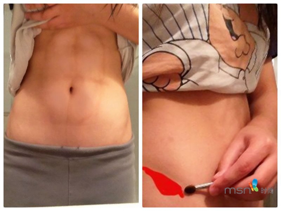 蔡依林 你的馬甲線“脫妝”了！