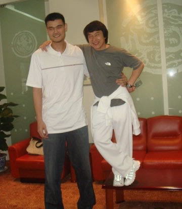 當(dāng)姚明夫婦遇見陸毅夫婦，一不小心，信號又滿格了~