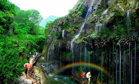 豫西大峽谷對全國中、高考學子0元門票開放(圖)