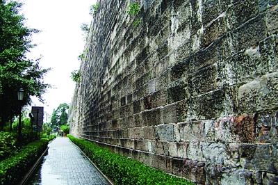 　　東水關(guān)處的城墻。資料圖片