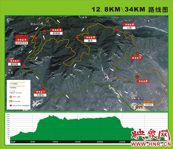 2014中國(guó)?云臺(tái)山九九國(guó)際登山挑戰(zhàn)賽比賽線路 2014中國(guó)?云臺(tái)山九九國(guó)際登山挑戰(zhàn)賽比賽線路