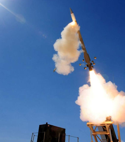 資料圖：美國(guó)愛(ài)國(guó)者-3導(dǎo)彈發(fā)射試驗(yàn)