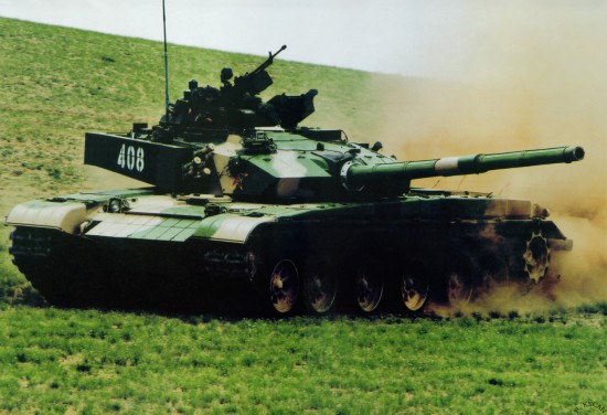 中國(guó)99式坦克人氣第一。