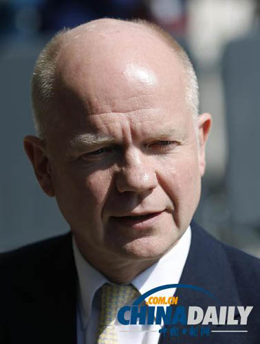 資料圖：英國外交大臣威廉·黑格。圖片來源：中國日報網(wǎng)