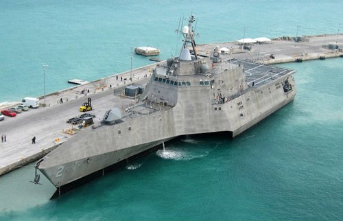 　資料圖：美軍LCS-2獨(dú)立號(hào)瀕海戰(zhàn)斗艦