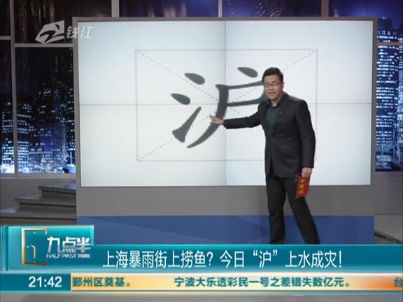 上海暴雨街上能撈魚？