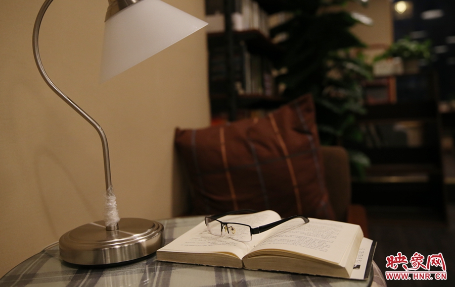 書店內(nèi)的裝飾。