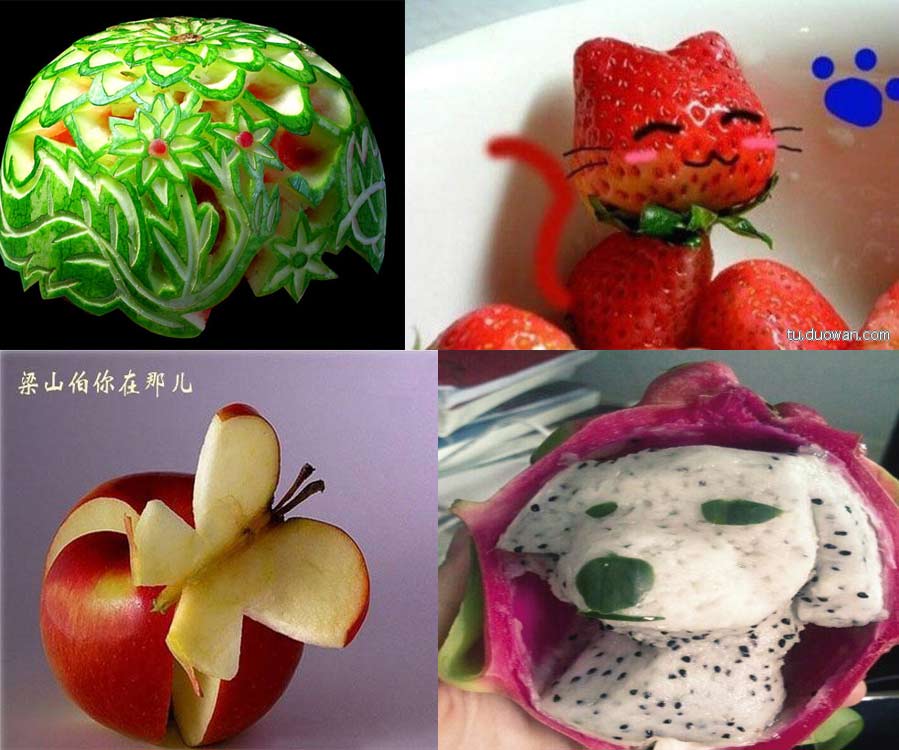 好看又爽口！那些創(chuàng)意十足的水果雕刻藝術
