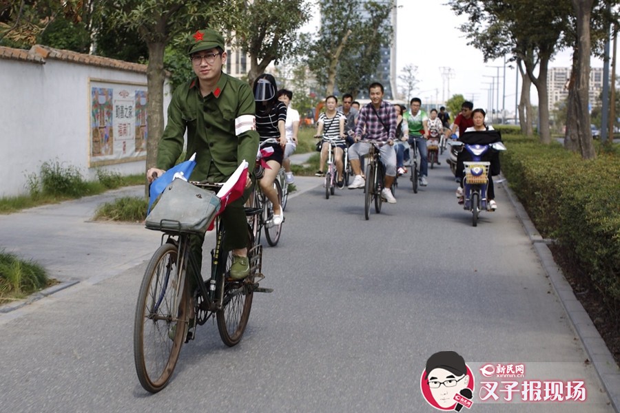 無車日復(fù)古慢騎行！懷舊style萌萌噠